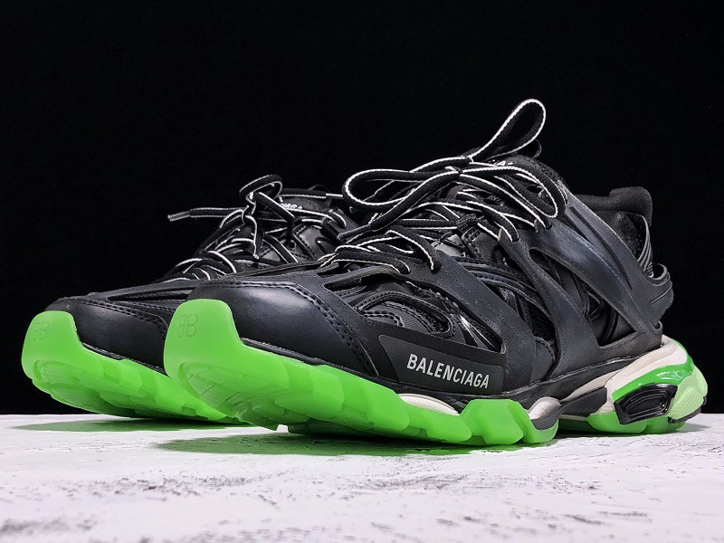 Ba*len*cia*ga track trainer (black glow) 570391 w1gb1 1003