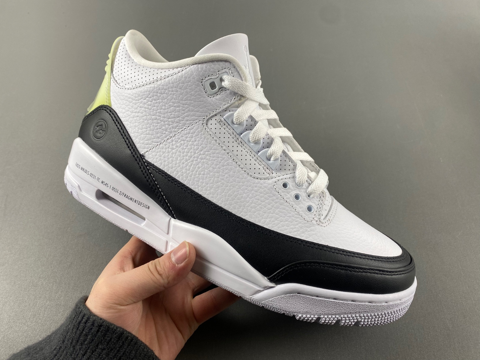 Air Jordan 3 Fragment SP White Mens basketball shoes DA3595 100