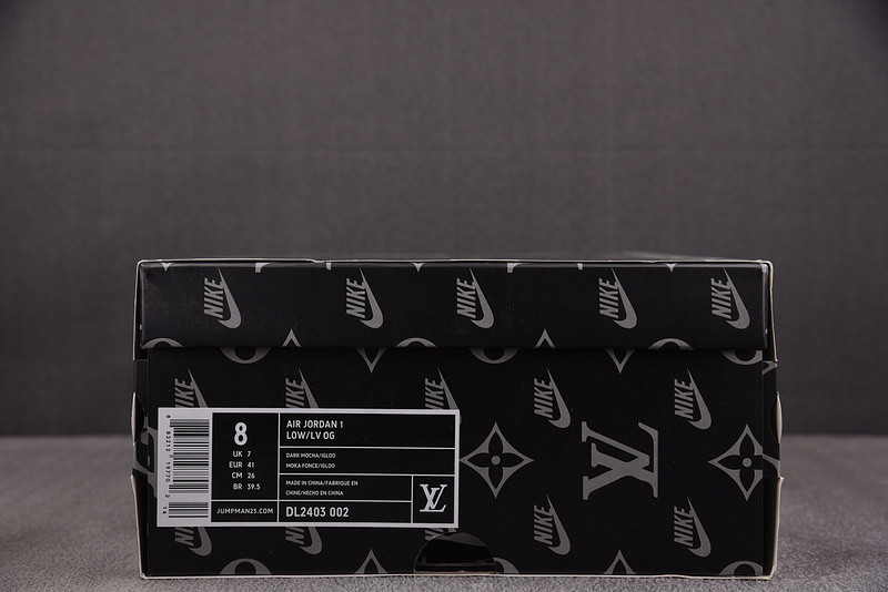 LV x Air Jordan 1 x TS Brown White DL2403-002