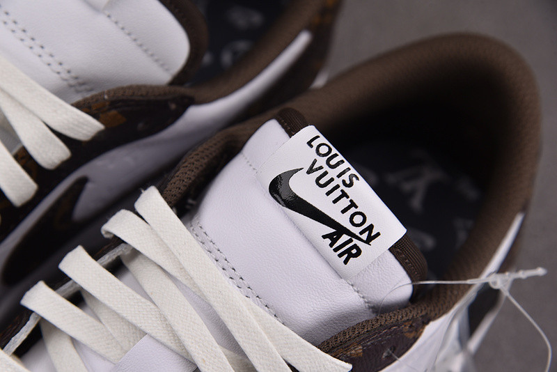 LV x Air Jordan 1 x TS Brown White DL2403-002