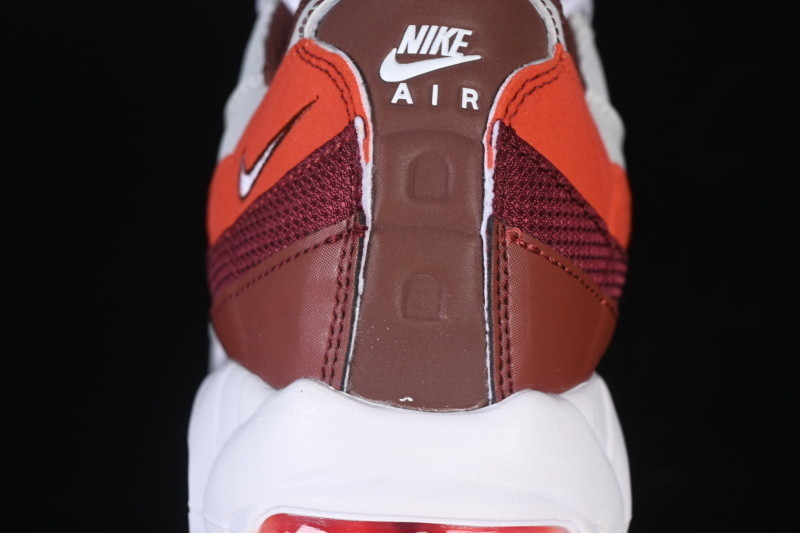 Nike Air Max 95 White Red Burgundy DM0011-005