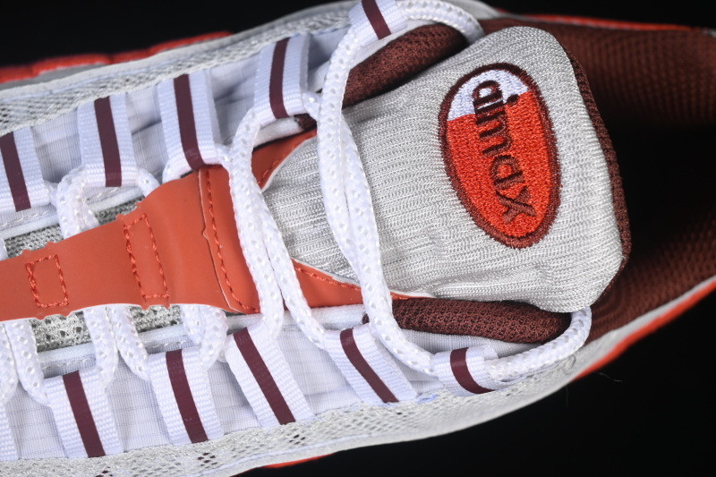 Nike Air Max 95 White Red Burgundy DM0011-005