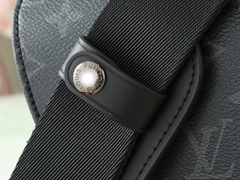 Louis Vuitton Messenger Voyager Monogram Eclipse PM Black