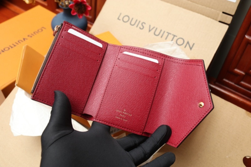 LV Wallet (Lining:Rose Red)