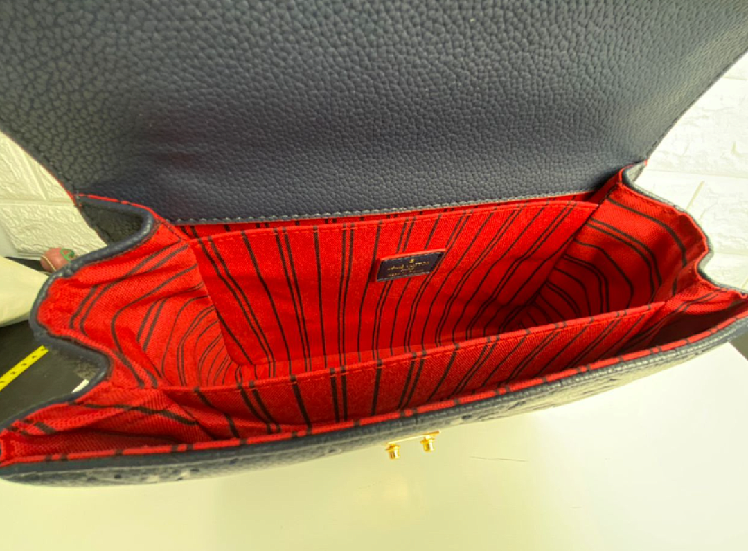 l0vis Vvtt0n monogram canvas pochette metis 25cm navy