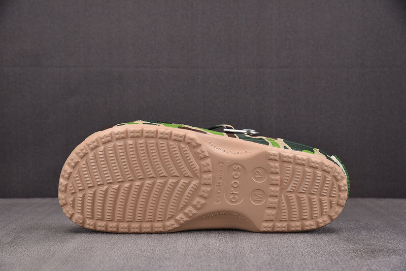 Crocs Classic Clog A Bathing Ape ABC Camo Green