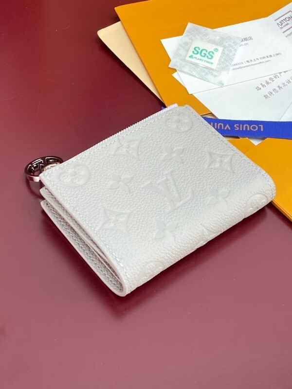 Lisa Wallet Bicolor Monogram Empreinte Leather