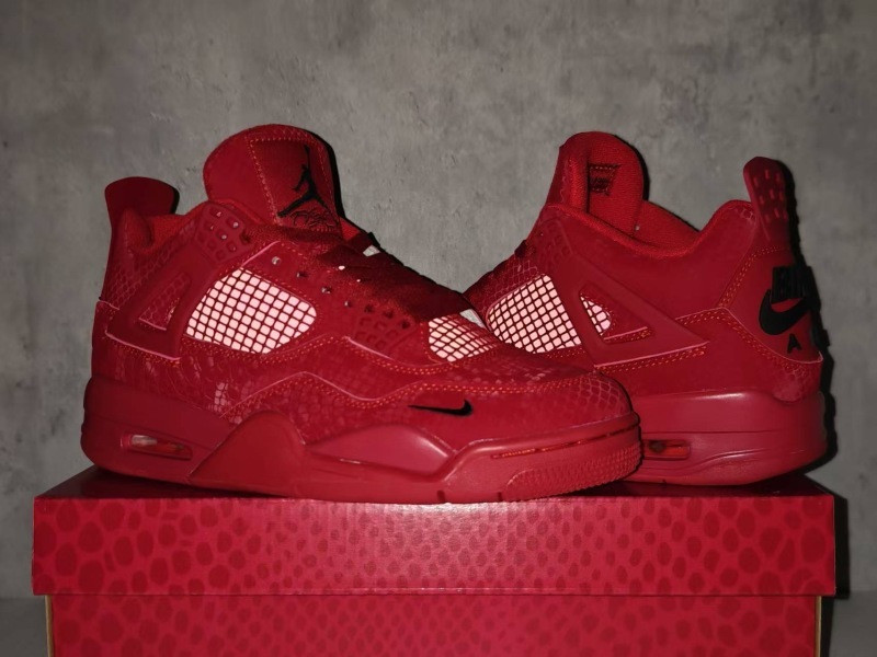 Nigel Sylvester x AJ 4 Red Mamba Shoes Sneakers – nk0004681